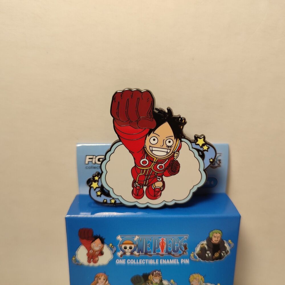 One Piece Luffy Y664 Enamel Pin Uncommon FigPin Mini Official Collectible Badge